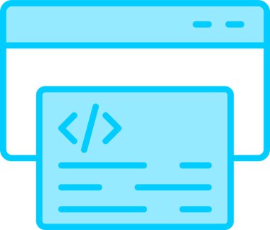 dosya biçimi HTML simgesi, vektör illüstrasyonu