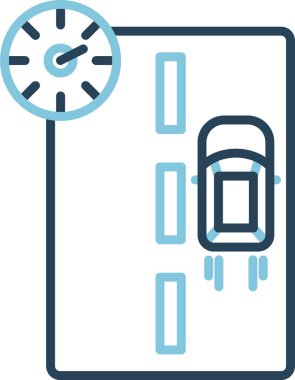 Hızlan biraz. Web simgesi basit illüstrasyon