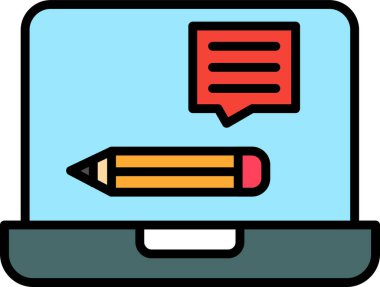 Geri besleme modern simgesinin vektör illüstrasyonu