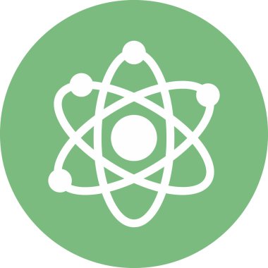 Düz tasarımlı bir diatom simgesinin çağdaş vektör sanatı.