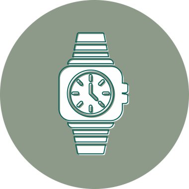 smartwatch simgesi, vektör illüstrasyonu basit tasarım