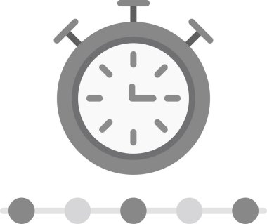 Sınırlı zaman dilimi. Web simgesi basit tasarım