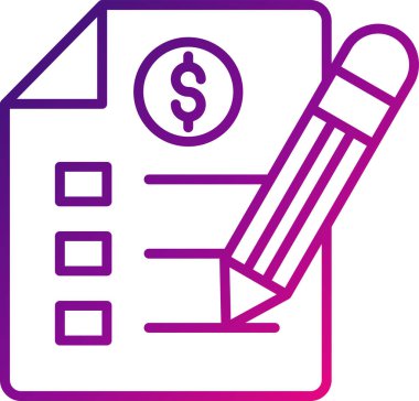 Mali belge. Web simgesi basit illüstrasyon