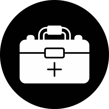 İlk yardım kiti vektör illüstrasyonu