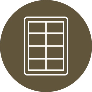 pencere simgesi vektör illüstrasyonu 