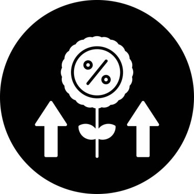 Taslak biçimdeki basit İndirim simgesi