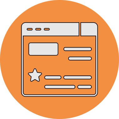 Abonelik modern simgesinin vektör illüstrasyonu