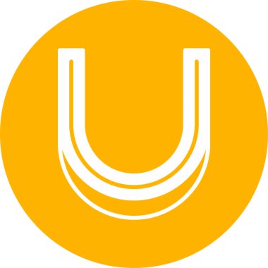 Ağız koruyucusu. Web simgesi basit illüstrasyon