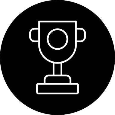 Ödül simgesinin temel doğrusal çizimi