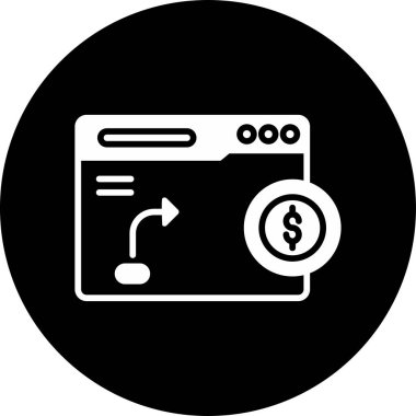 Bağış kutusu ikonu vektör illüstrasyonu