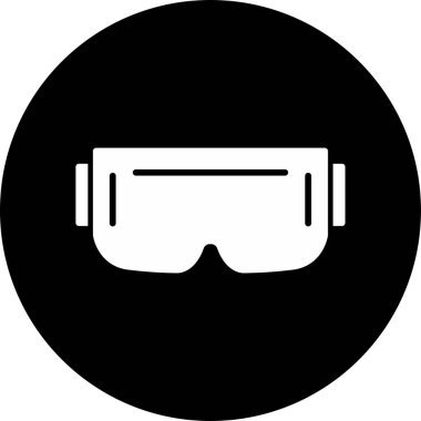 Gözlükler. Web simgesi basit illüstrasyon 