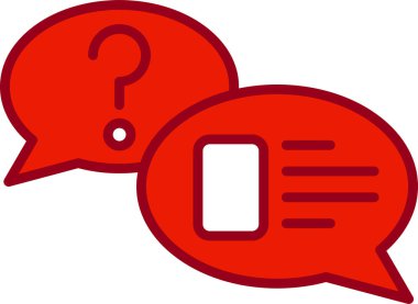 Konuşma baloncukları, iletiler, vektör illüstrasyonu