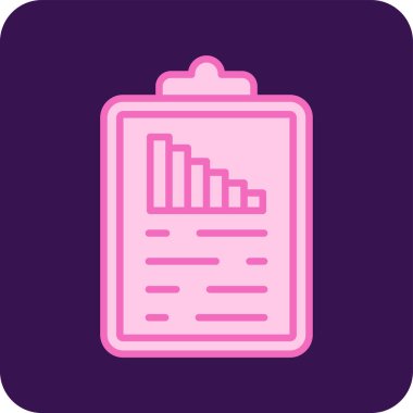 Tıbbi raporlu panonun kavramsal vektör görüntüsü 