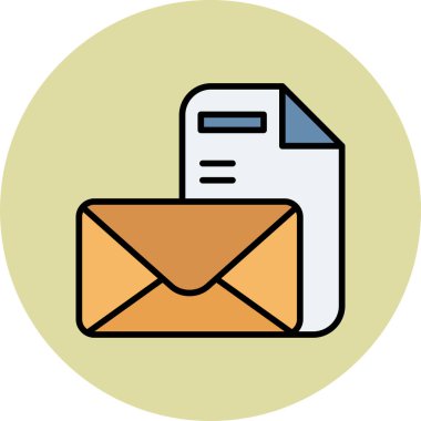 zarf web simgesi vektör illüstrasyonu