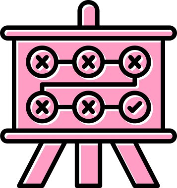 Hata modern simgesinin vektör illüstrasyonu