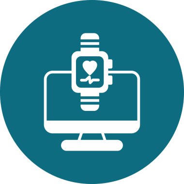 Basit Bilgisayar vektör illüstrasyonu