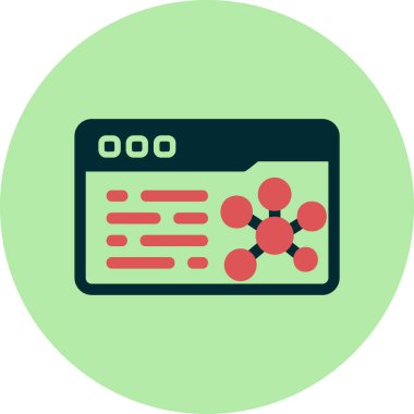 veri analiz simgesi vektör illüstrasyonu 