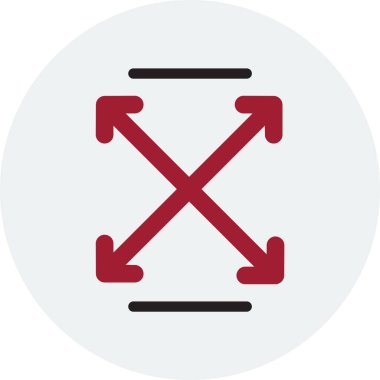 Basit ok simgesi vektör illüstrasyonu