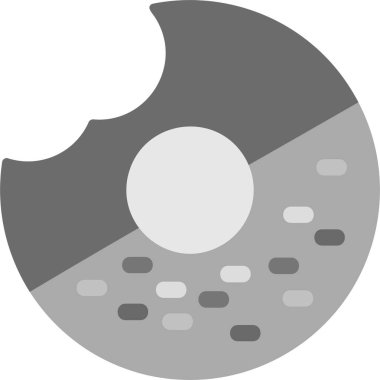 donut. Web simgesi basit illüstrasyon