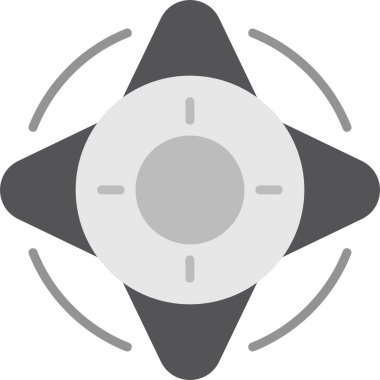 Windrose simge vektör resimlemesini pusula