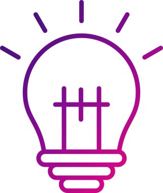 Ampul Ağı simgesi, vektör illüstrasyonu