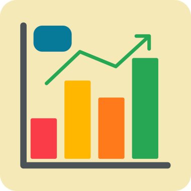 grafik grafik simgesi, vektör çizim  
