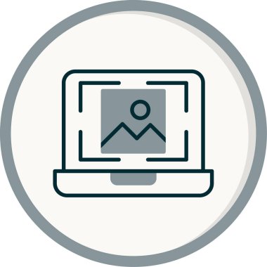 Çözüm. Web simgesi basit illüstrasyon 