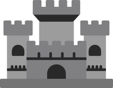 kale ikonu vektör illüstrasyonu 