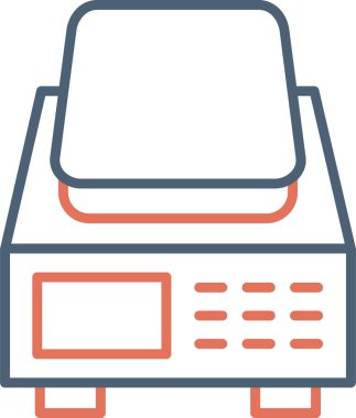 Ölçek. Web simgesi basit illüstrasyon