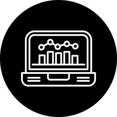 vector illustration of Analysis modern icon