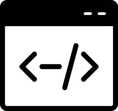 Tarayıcı modern simgesinin vektör illüstrasyonu