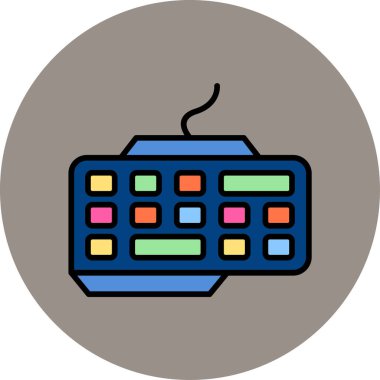 kaykay simgesi, vektör illüstrasyonu basit tasarım