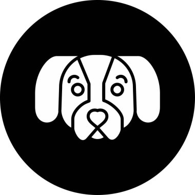 Dachshund köpek simgesi, vektör illüstrasyon tasarımı