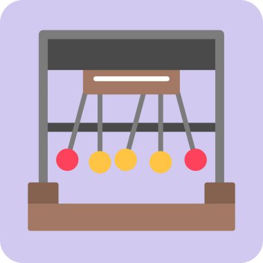 Basit Sarkacı simgesi vektör illüstrasyonu