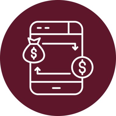 Nakit olarak. Web simgesi basit illüstrasyon