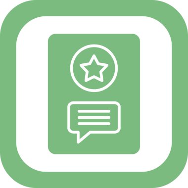 Basit karşılama simgesi vektör illüstrasyonu