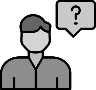 Yokluk simgesi vektör illüstrasyon tasarımı