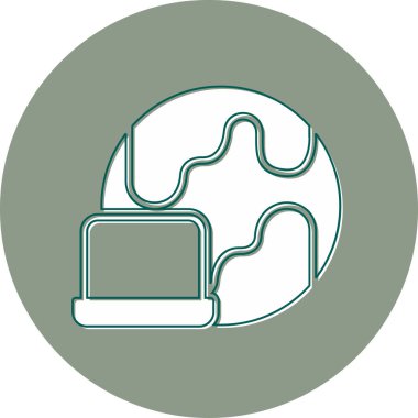 vector illustration of Analysis modern icon