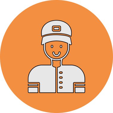 Koç Web simgesi vektör illüstrasyonu