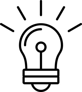 Ampul Ağı simgesi, vektör illüstrasyonu