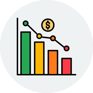 Durgunluk modern simgesinin vektör illüstrasyonu