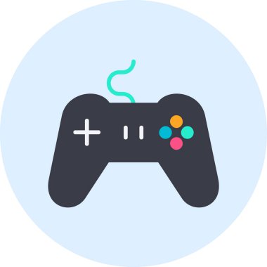 Kontrolcü. Web simgesi basit tasarım 