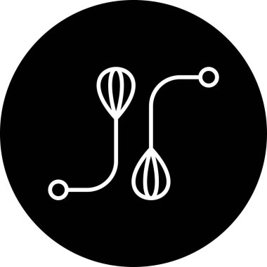 Beyaz Arkaplanda Kapari Vektör Simgesi İzole Edildi  