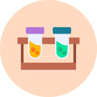 lab test tüpleri ikon vektör illüstrasyonuName