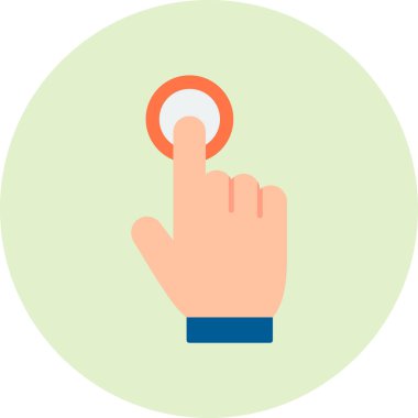 Çift vuruş. Web simgesi basit tasarım