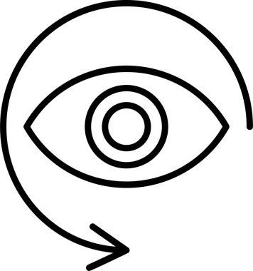 Deja Vu. Web simgesi basit tasarım