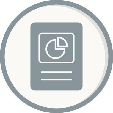 Pasta grafiği vektör illüstrasyonu