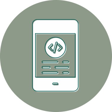 Cep telefonu. basit tasarım vektörü