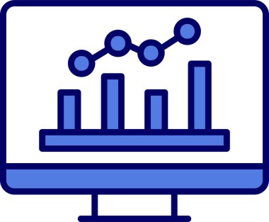 analitik grafik çizelgesi simgesi