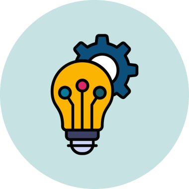 Yenilik. Web simgesi basit illüstrasyon